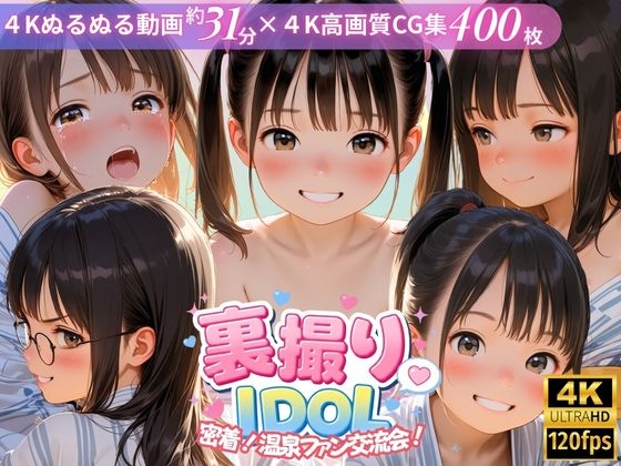 【4K動画&CG集】裏撮りIDOL vol.9 〜密着！温泉ファン交流会！〜 [Real Lorie Time] | DLsite – R18