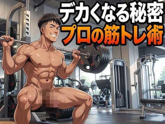 ぜんぶ見せます!プロボディビルダーの全裸筋トレ解説!